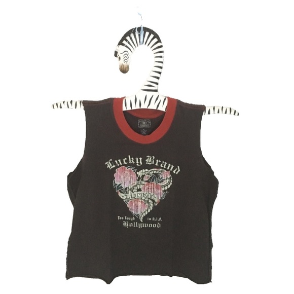 Lucky Brand Tops - Vintage: Lucky ☻ Hollywood Motorcycle Club T ☻